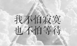 星星不怕寂寞是什么意思